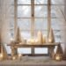 window, candles, lights, cozy, decoration, ornaments, decor, christmas